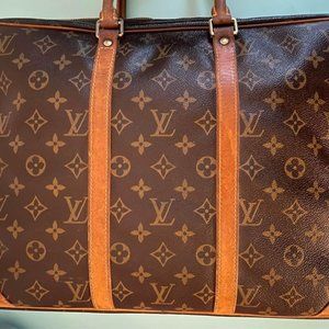 Authentic Louis Vuitton monogram briefcase documents business carry bag leather